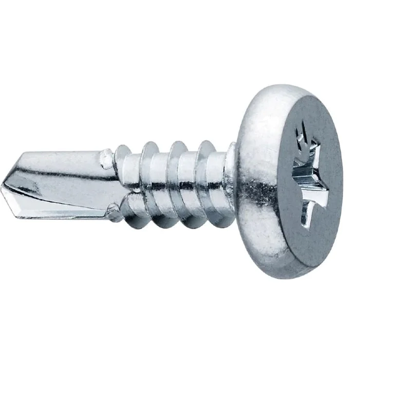 Screws for Installing Light Fixtures-Grip-Rite Pro-Twist No. 7  x 7/16 in. L Phillips Pan Head Sheet Metal Screws 1 lb.