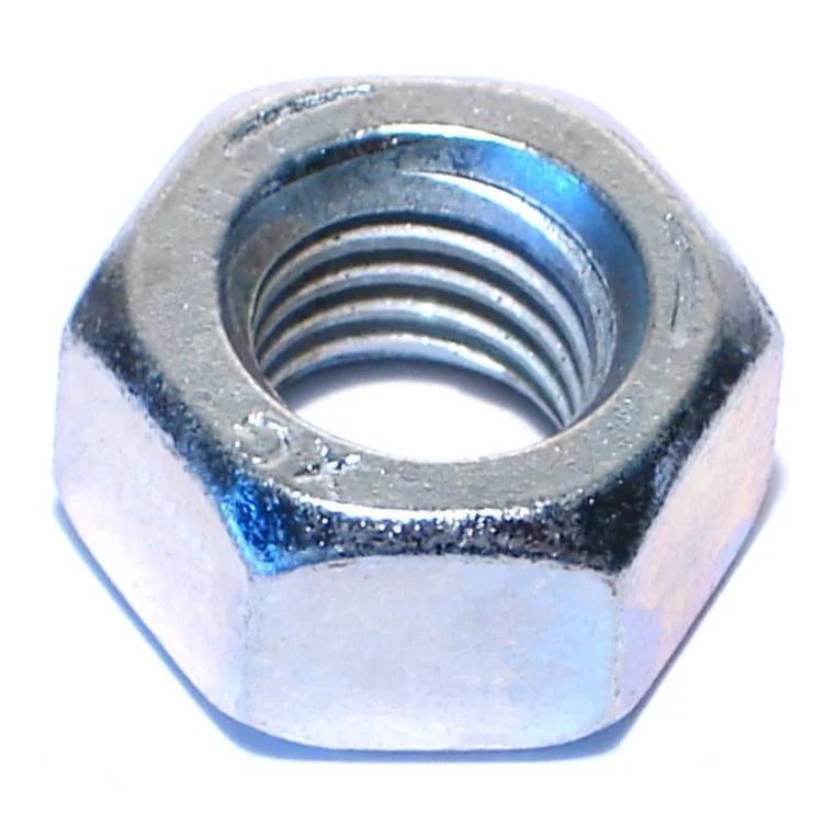 Nuts for Securing Fasteners in Electrical Systems-5/8"-11 Zinc Plated Grade 5 Steel Coarse Thread Heavy Hex Nuts