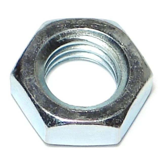 Nuts for Installing Large Fixtures and Fittings-5/8"-11 x 1-1/16" Zinc Plated Steel Coarse Thread Hex Jam Nuts