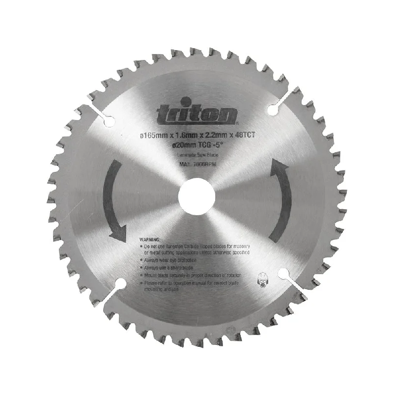 Saw Blades for Cutting Fasteners and Nails-Triton Plunge Track Saw Blade 48T TTS48TCG 819898