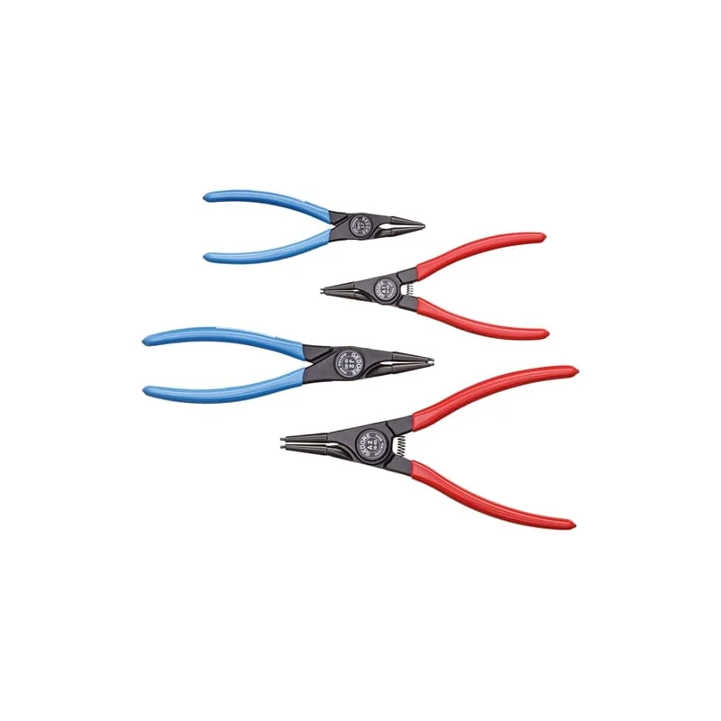 Pliers with Ergonomic Handles for Comfort-Gedore 6703080 Set Of Circlip Pliers