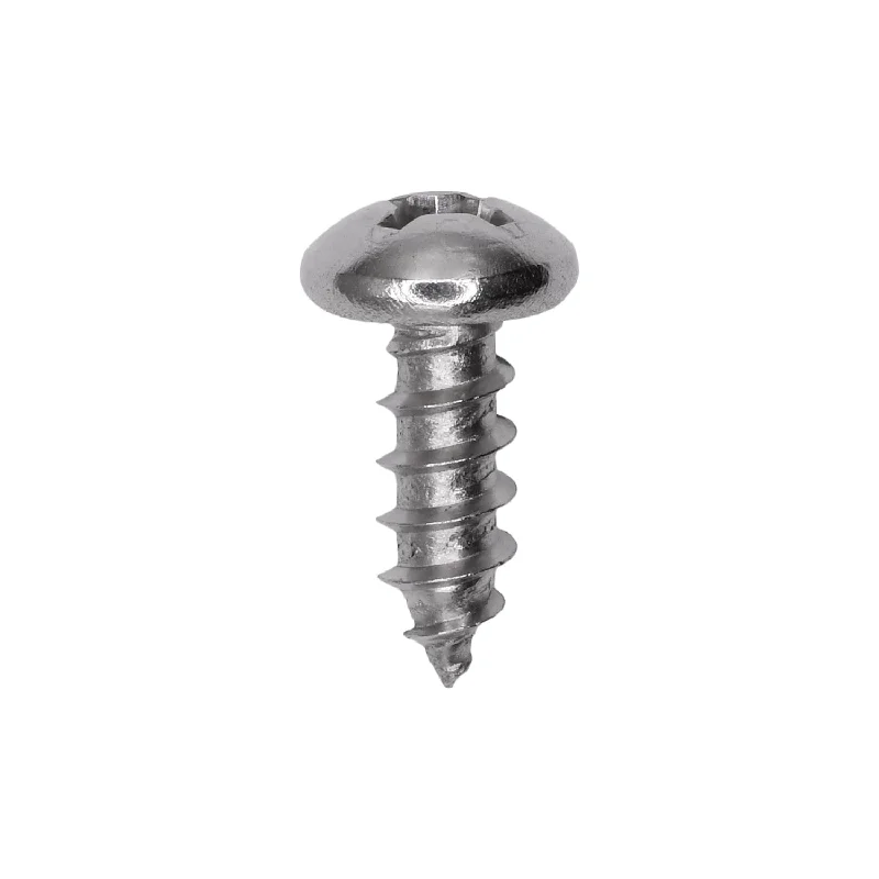 Screws for Installing Safety Equipment-Auveco # 25591 #12 X 5/8. 18-8 Stainless Phillips Pan Head Tapping Screw Qty. 50