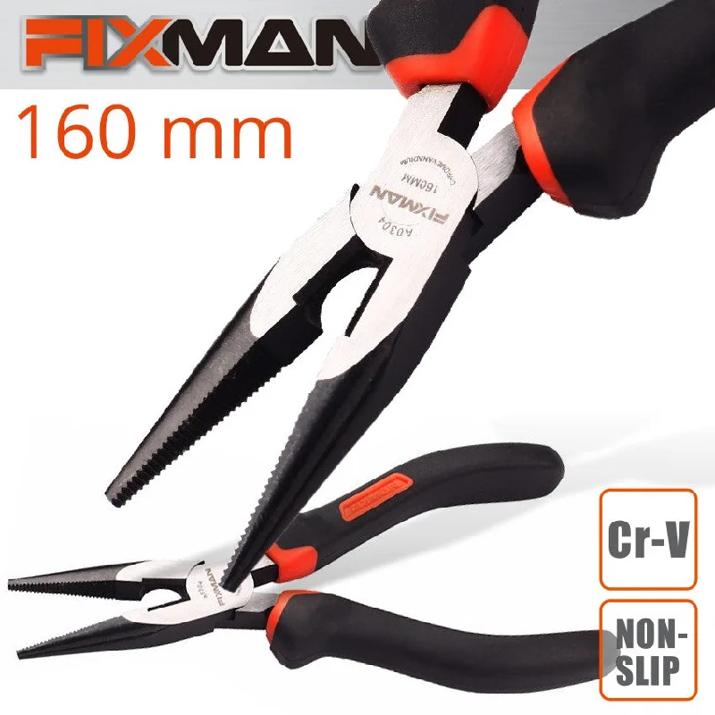 Long-Handle Pliers for Extra Leverage-Fixman Industrial Long Nose Pliers 6'/165Mm