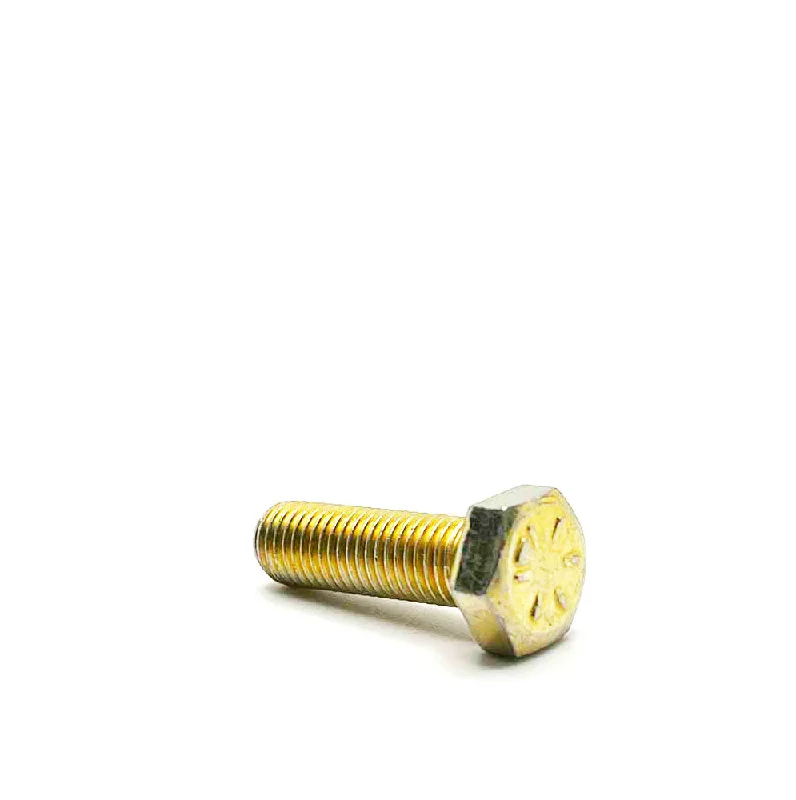 Bolts for Concrete Formwork and Fixtures-5/16-24 x 1in UNF Grade 8 Hex Cap Screw Yellow Zinc