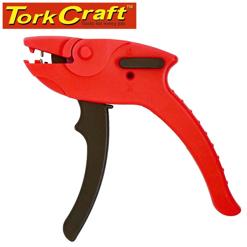 Heavy Duty Crimping Pliers for Cable-Tork Craft Wire Stripper Pistol Grip 0.2 - 6.0Mm Rnd Cable  With 3.0Mm Wire Cutte