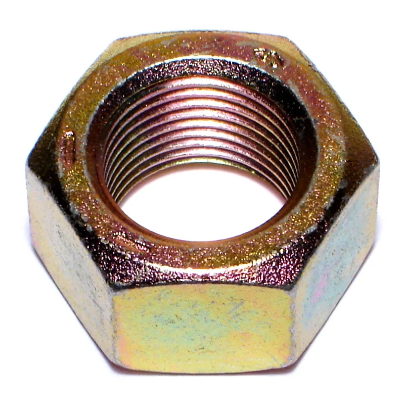 Nuts for Use in Structural and Industrial Applications-7/8"-14 Zinc Plated Grade 8 Steel Fine Thread Hex Nuts