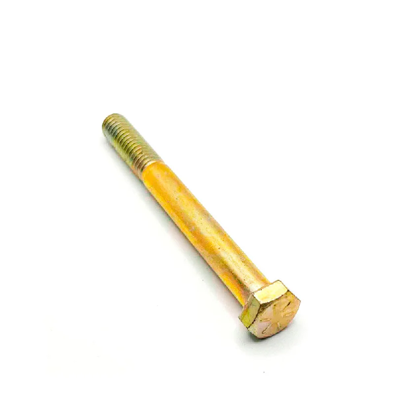 Bolts for Fixing Grills and Gates to Walls-3/8-16 x 3-1/2in UNC Grade 8 Hex Cap Screw Yellow Zinc