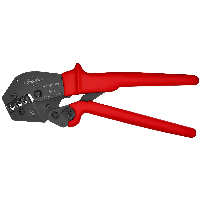 Pliers for Cutting through Plastic Pipes-Knipex 97 52 09 10" Crimping Pliers For Insulated and Non-Insulated Wire Ferrules