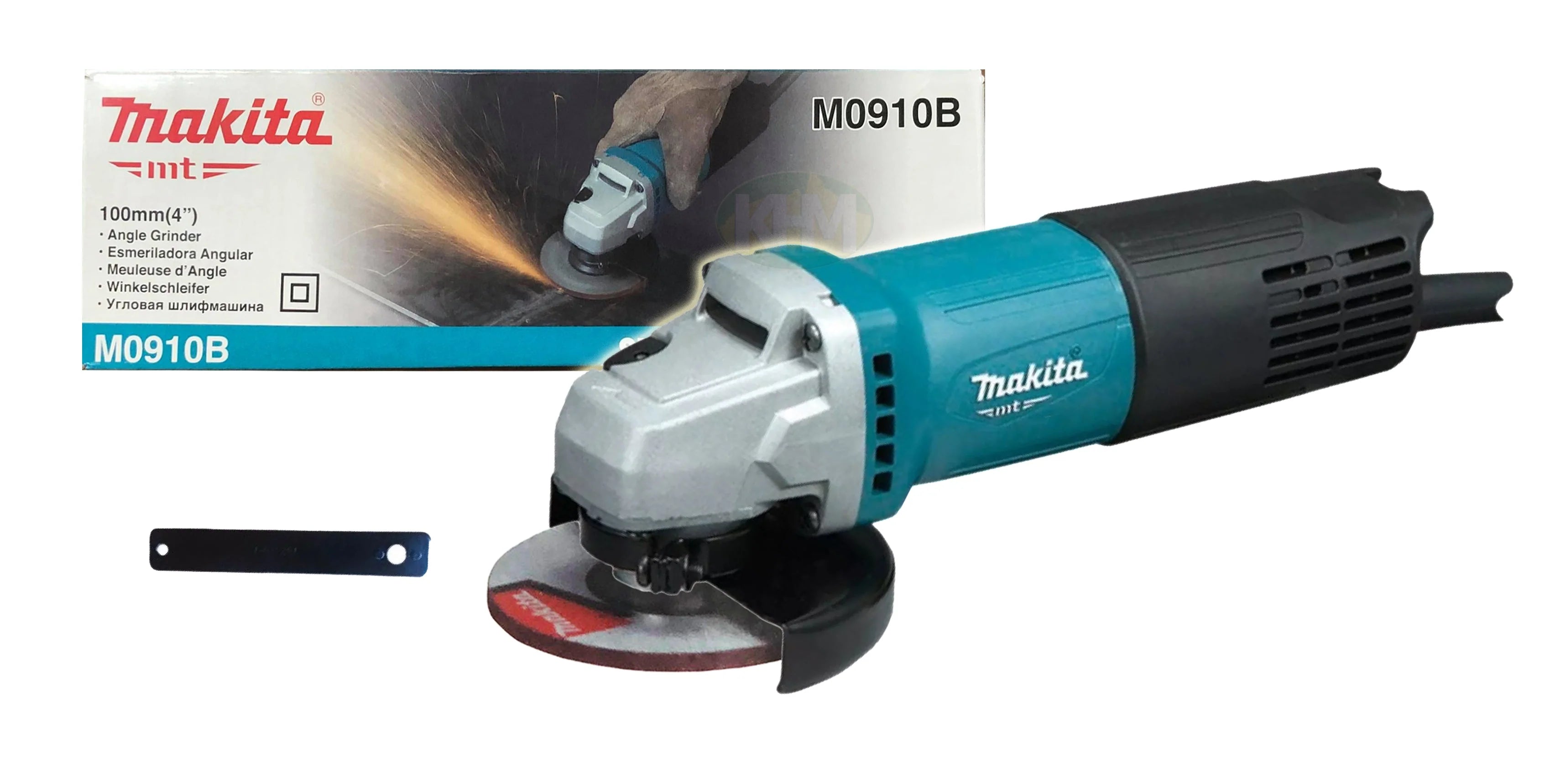 Angle Grinder for Polishing Metal Surfaces-Makita 4" Angle Grinder (Toggle Switch) 540W M0910B