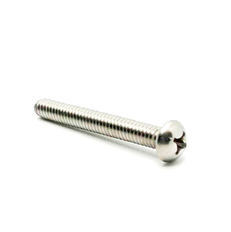 Screws for Window and Door Fittings-1/4-20 x 2in UNC Stainless Steel Phillips Round Machine Screw