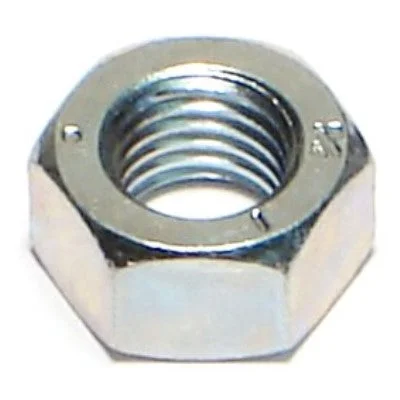 Nuts for Fixing Steel Components in Outdoor Projects-5/16"-24 Zinc Plated Grade 5 Steel Fine Thread Hex Nuts