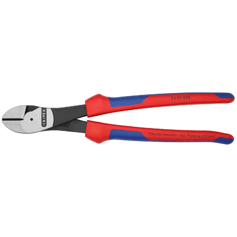 Pliers for Removing Pins and Clips-Knipex 74 02 250 10" High Leverage Diagonal Cutters