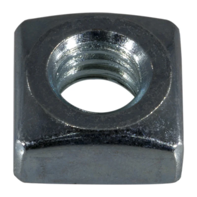 Nuts for Fixing Steel Reinforcements in Construction-5/16"-18 Zinc Plated Steel Coarse Thread Square Nuts (24 pcs.)