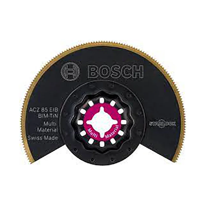 Saw Blades for Cutting Tough Plastic Materials-Bosch Multi Tool Segment Cutting Blade, Multimaterial 85 mm