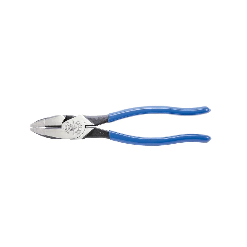 Pliers for Fixing and Installing Wire Connectors-Klein Lineman"™s Pliers, Double-Dipped Handles (94-HD2000-9NE)