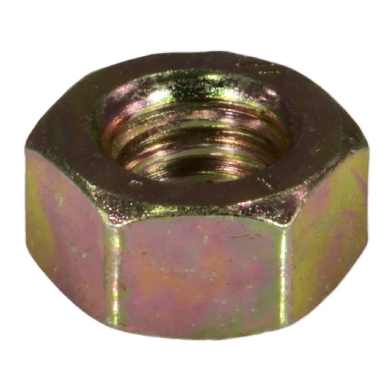 Nuts for Plumbing and Pipe Threading-5/16"-18 Zinc Plated Steel Coarse Thread Left Hand Hex Nuts