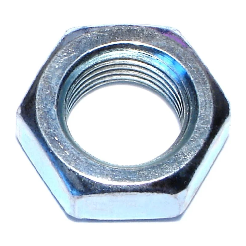 Nuts for Framing Metal Construction Projects-5/8"-18 x 1-1/16" Zinc Plated Steel Fine Thread Hex Jam Nuts