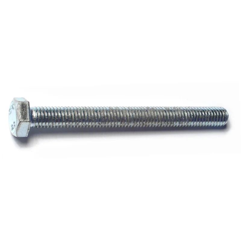 Stainless Steel Bolts for Outdoor Projects-8mm-1.25 x 80mm Zinc Plated Class 8.8 Steel Coarse Full Thread Hex Bolts