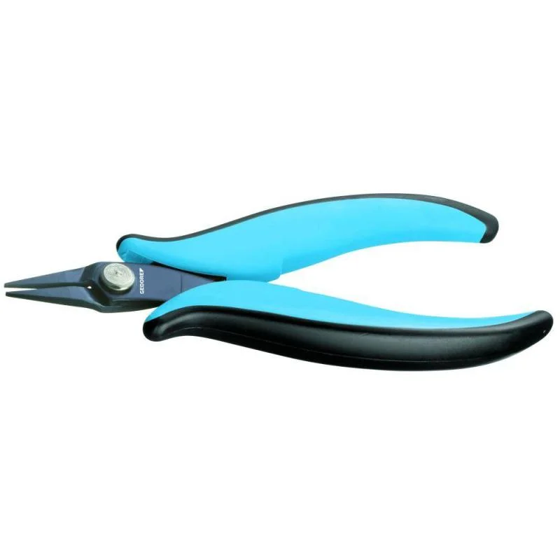 Pliers for Fishing Gear Repairs-Gedore 1829068 Miniature electronic needle nose pliers