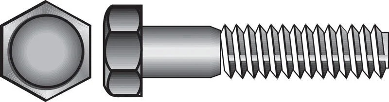 Screws for Pre-Cut Lumber and Panels-HILLMAN 1/4-20 in. D X 1-1/4 in. L Stainless Steel Hex Head Cap Screw 100 pk