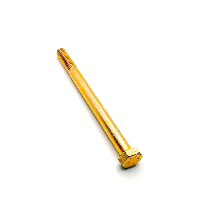 Bolts with High Tensile Strength for Strong Joints-5/16-18 x 4in UNC Grade 8 Hex Cap Screw Yellow Zinc