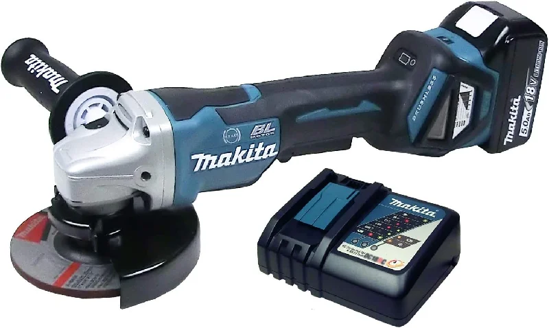 Best Angle Grinder for DIY Projects-Makita Cordless Angle Grinder Single Battery 5" 18V DGA517