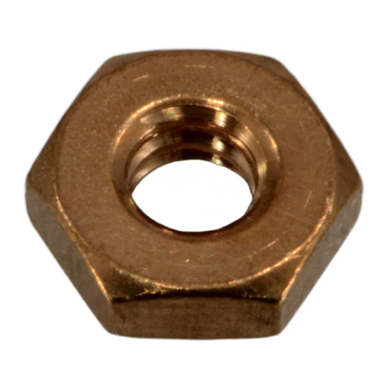 Nuts for Fixing Large Fixtures in Manufacturing-#10-24 Silicon Bronze Coarse Thread Hex Nuts (10 pcs.)