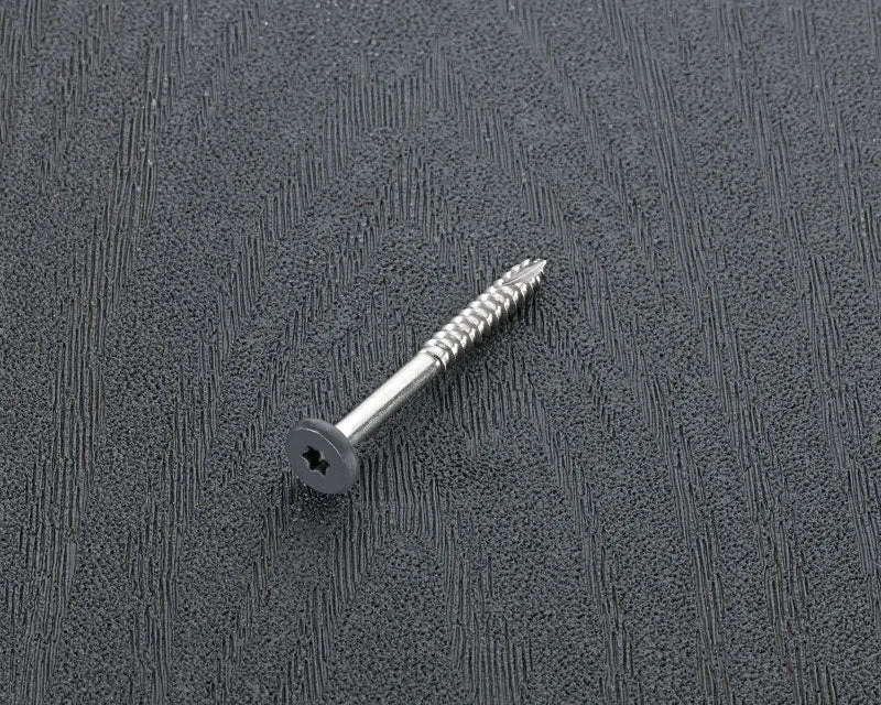 Screws for Mounting Wall Fixtures-Starborn Deckfast No. 9 X 1-7/8 in. L Dark Slate Star Pan Head Fascia Screws 100 pk