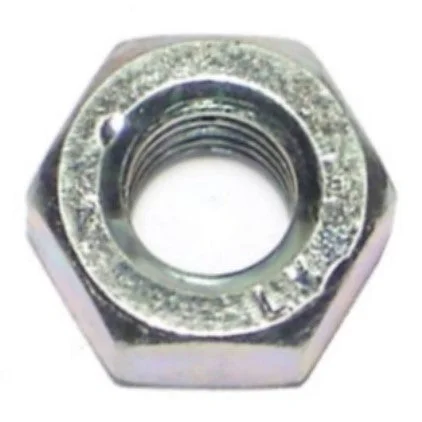 Nuts for Securing Electrical Panels and Boxes-1/4"-28 Plain Steel Fine Thread Left Hand Hex Nuts (12 pcs.)