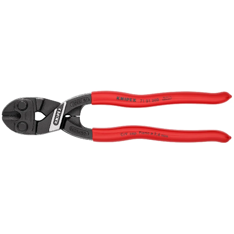 Pliers for Wire Manipulation and Cutting-Knipex 71 01 200 8" CoBolt® High Leverage Compact Bolt Cutters