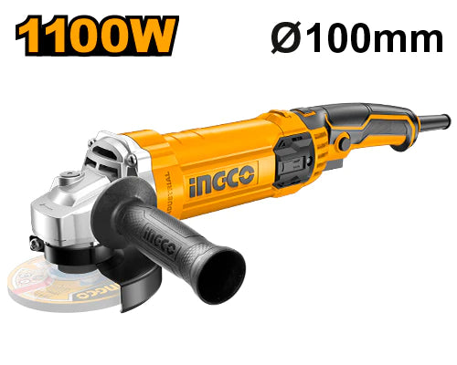 Ergonomic Angle Grinder for Extended Use-Ingco Angle grinder 1100W AG1100382