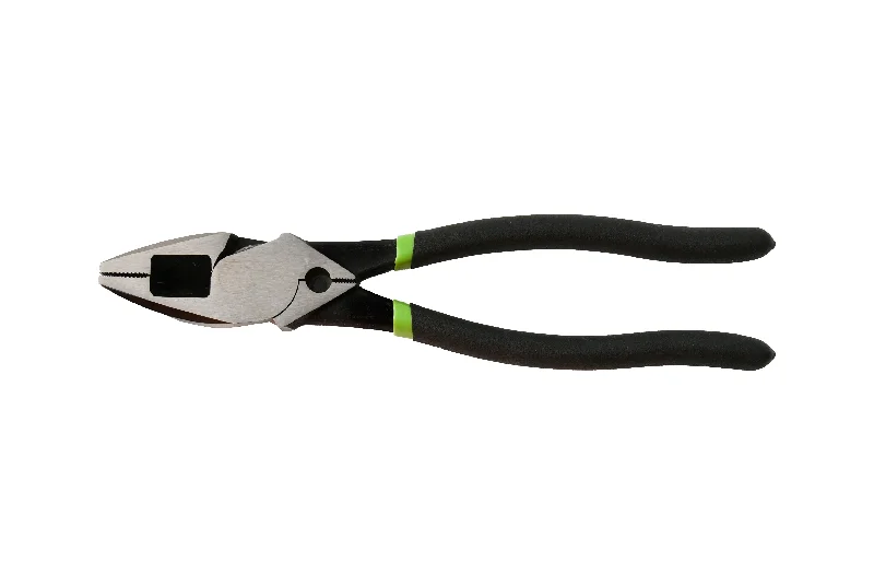 Wire Cutting Pliers for Electrical Tasks-MADI 9" High Leverage Linemen Pliers