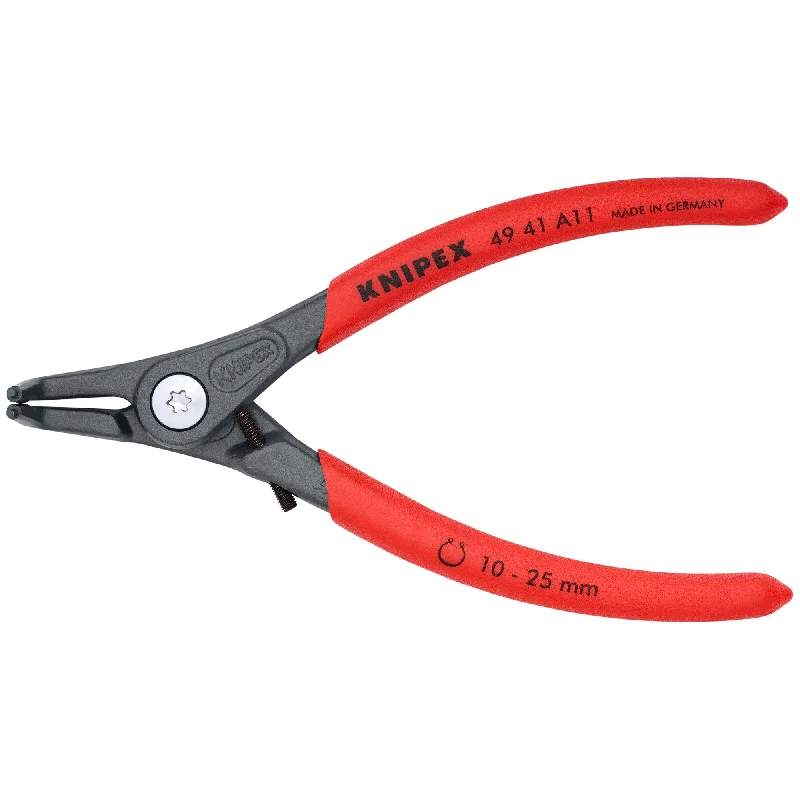 Pliers for Gripping and Twisting Wire-Knipex 49 41 A11 5 1/4" External 90° Angled Precision Snap Ring Pliers-Limiter