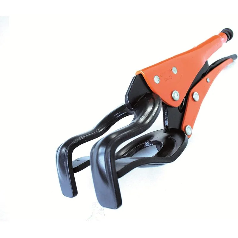 Heavy Duty Crimping Pliers for Cable-Grip-On 12612 12 Inch Locking U-Clamp For Pipes in Orange Epoxy