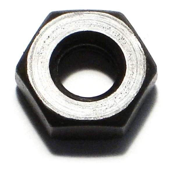 Nuts for Attaching Metal Plates to Surfaces-5/16"-18 Black Oxide Steel Coarse Thread Hex Nuts