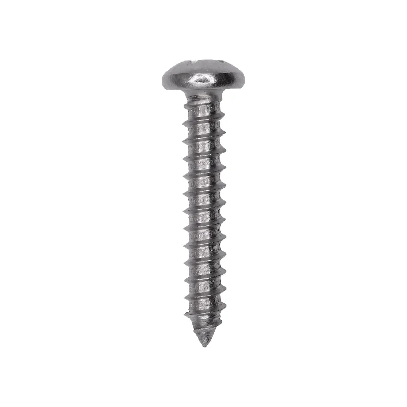 Screws with Phillips Heads for Power Tools-Auveco # 25593 #12 X 1-1/8. 18-8 Stainless Phillips Pan Head Tapping Screw Qty. 25