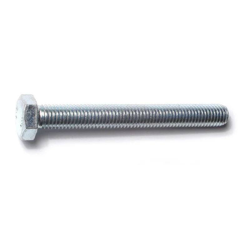 Bolts for Securing Kitchen and Bathroom Fixtures-12mm-1.75 x 100mm Zinc Plated Class 8.8 Steel Coarse Full Thread Hex Bolts