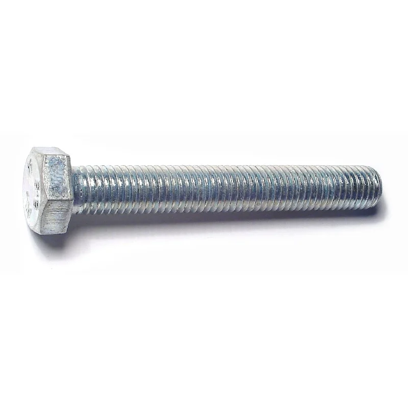 Bolts for Vehicle and Automotive Assembly-14mm-2.0 x 100mm Zinc Plated Class 8.8 Steel Coarse Full Thread Hex Bolts