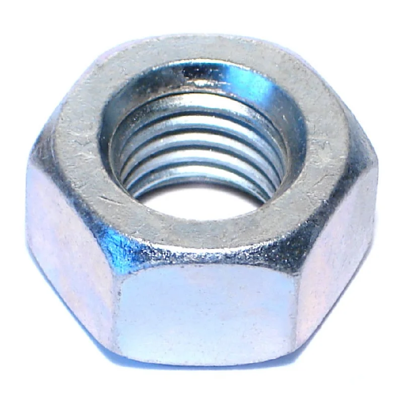 Nuts for Fixing Structural Steel Elements-3/4"-10 Zinc Plated Grade 5 Steel Coarse Thread Heavy Hex Nuts