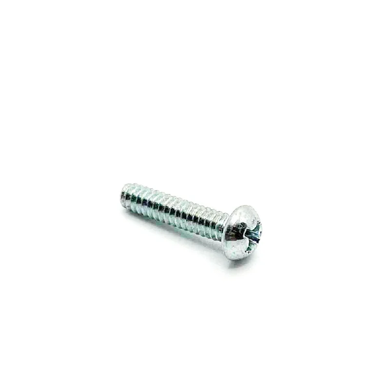 Screws for Fixing Heavy Parts in Automotive Work-#6-32 x 5/8in UNC Phillips Round Machine Screw Clear Zinc