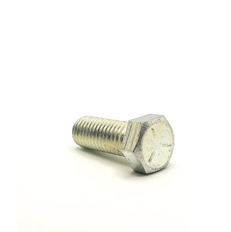 Bolts for DIY Home Improvement Projects-9/16-12 x 1-1/2in UNC Grade 5 Hex Cap Screw Clear Zinc