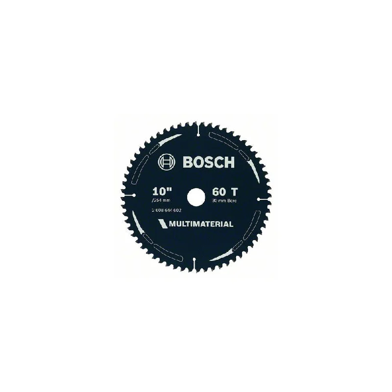 Heavy-Duty Saw Blades for Professional Jobs-Bosch Circular Saw Blade, MultimaterialØ 10" / 254 mm x 2.7 x 30 mm, 60 T