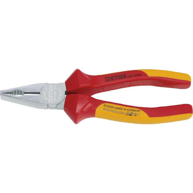 Pliers for Electrical Box Installation-Heyco 01200020088 VDE combination pliers 1200  200MM CPV