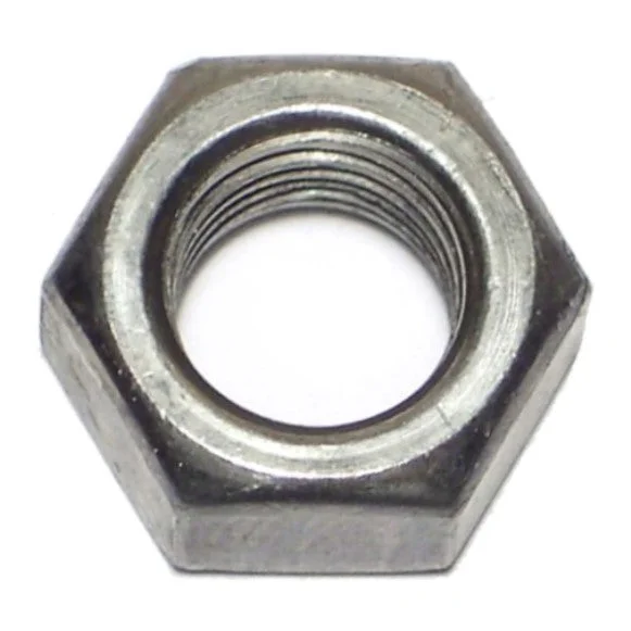 Nuts for Outdoor Use in Harsh Conditions-7/16"-20 Plain Steel Fine Thread Left Hand Hex Nuts