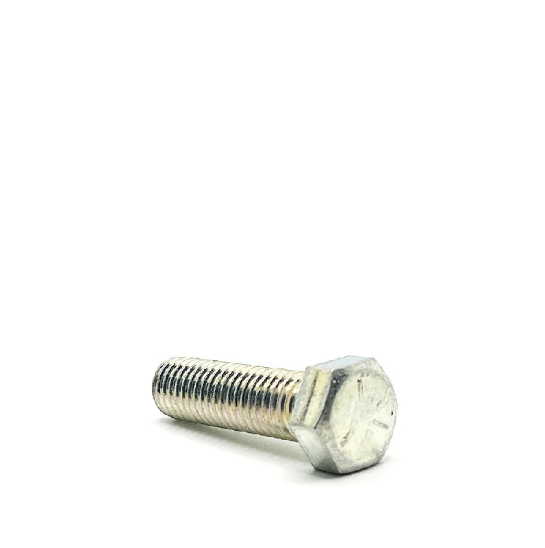 Bolts for Automotive Repairs-9/16-12 x 2in UNC Grade 5 Hex Cap Screw Clear Zinc