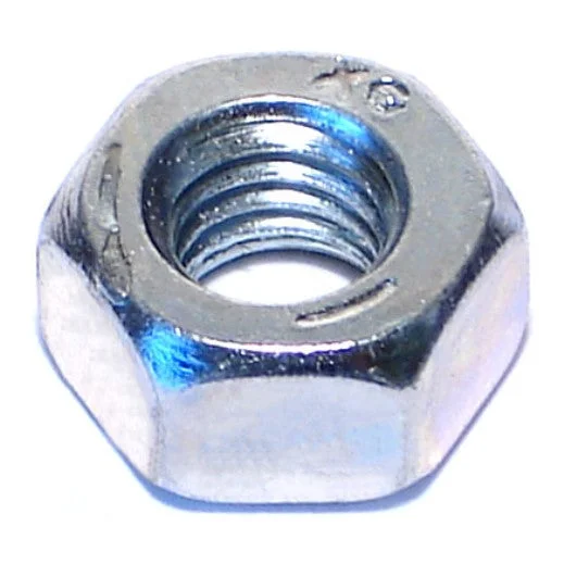 Nuts for Securing Pipes and Tubing-3/8"-16 Zinc Plated Grade 5 Steel Coarse Thread Heavy Hex Nuts