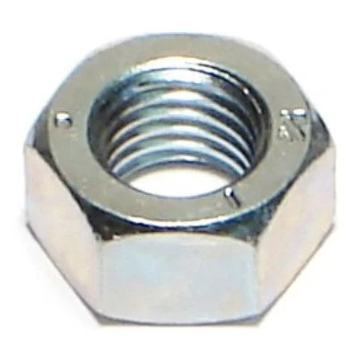 Nuts for Securing Heavy-Duty Equipment-5/16"-24 Zinc Plated Grade 5 Steel Fine Thread Hex Nuts