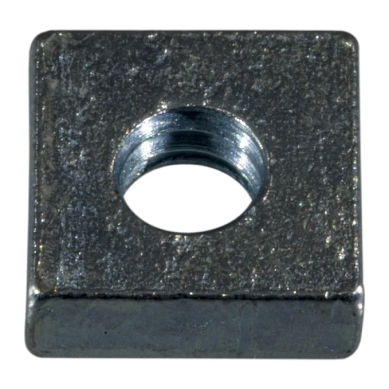 Nuts for Fixing Car and Truck Parts-#12-24 Zinc Plated Steel Coarse Thread Square Nuts (30 pcs.)