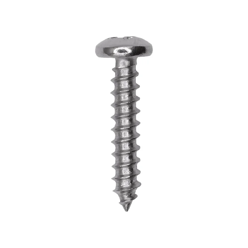 Screws for Fastening Panels Together-Auveco # 25567 #6 X 5/8. 18-8 Stainless Phillips Pan Head Tapping Screw Qty. 50