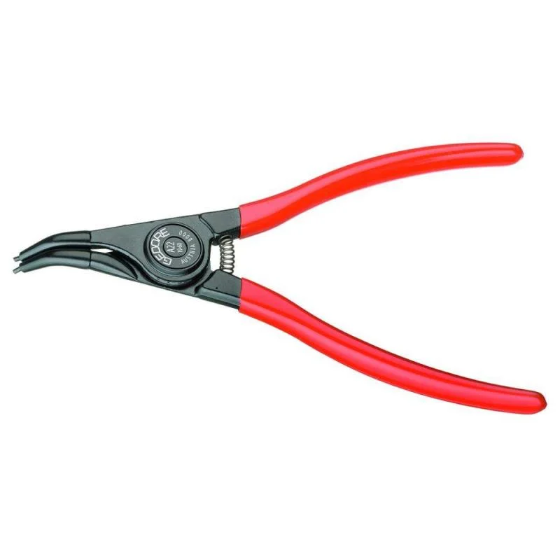 Pliers for Soldering and Assembly Work-Gedore 2015048 Circlip pliers for external retaining rings, angled 45 degrees 10-25 mm